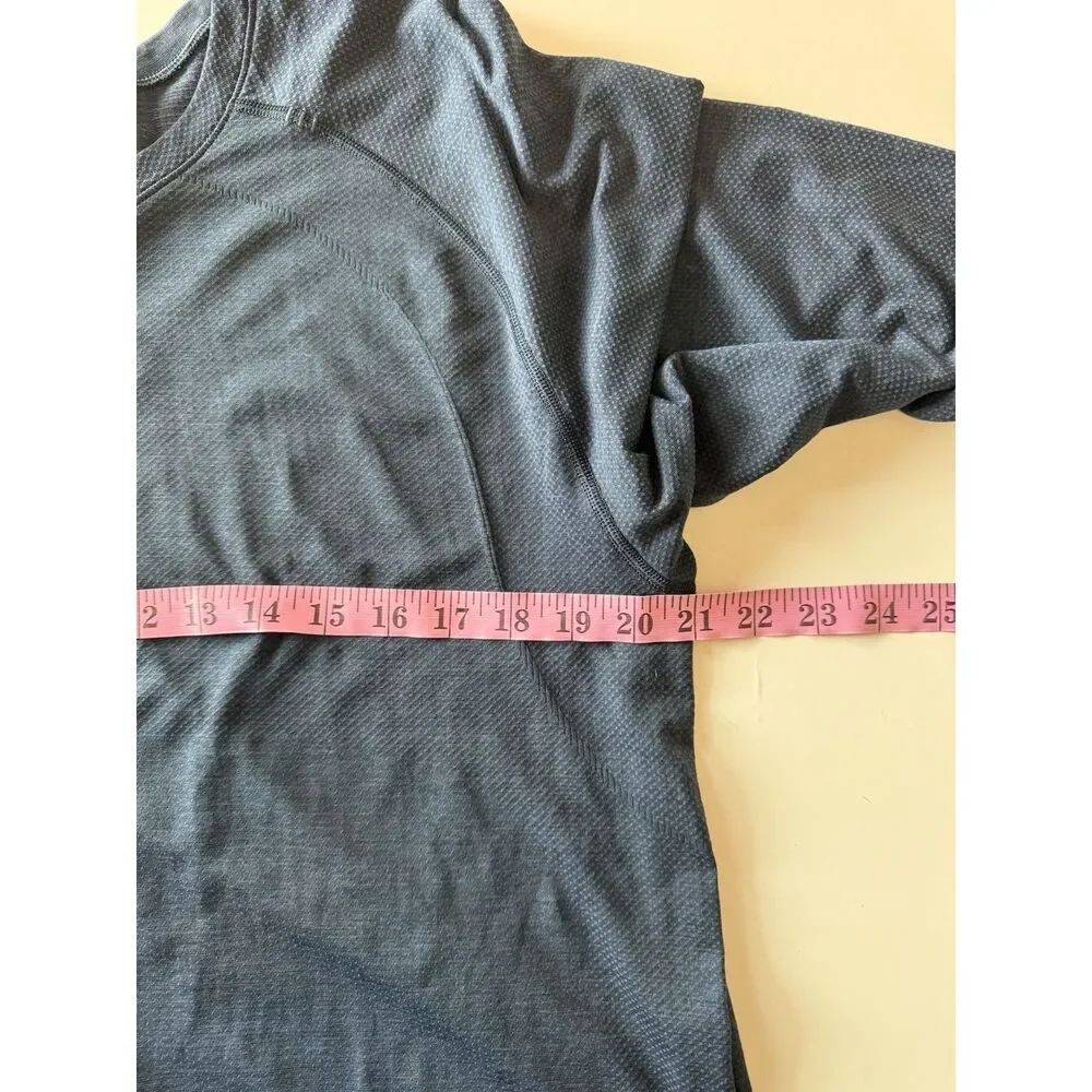 Lululemon Metal Vent Tech Long Sleeve T-Shirt Men XL Stretch Lightweight Blue